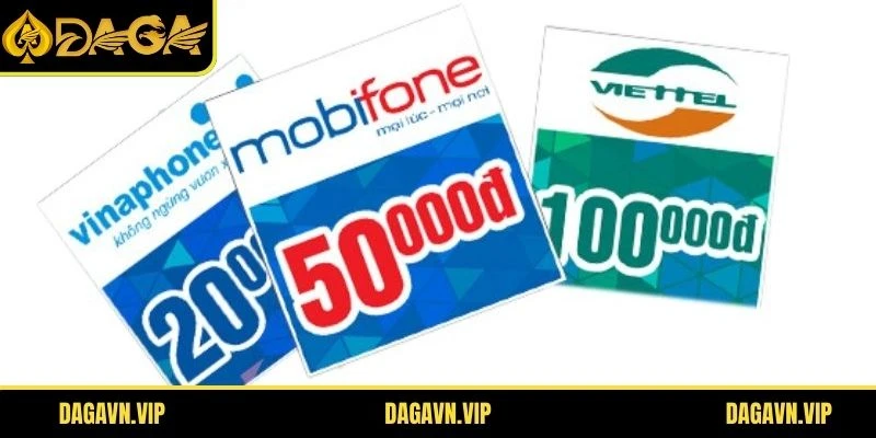 Gửi vốn dễ dàng với thẻ cào tại các nhà mạng